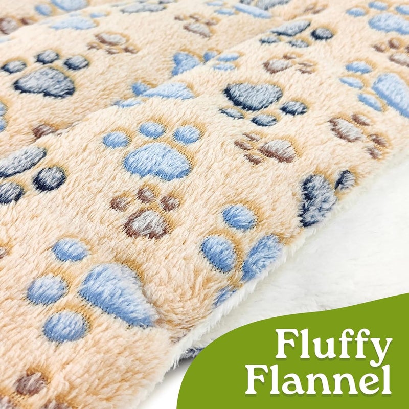 HeNdShe 2 Pack Cat Blankets for Indoor Cats, Ultra Soft Reversible Mat, Fluffy Flannel Blanket for Small Dogs and Cats, Washable Pet Pad - Image 4
